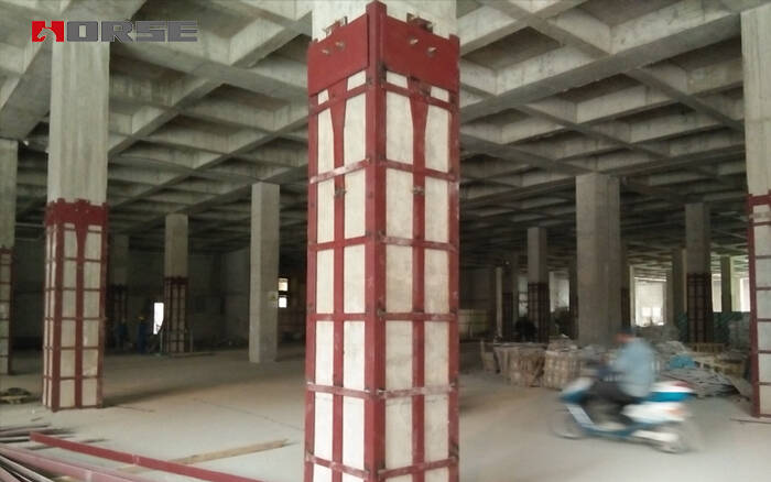 Reinforcement of beam and column with adhesive bonded steel plate