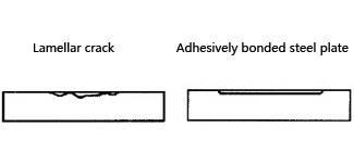 Cracks in compression zone of reinforced concrete beams