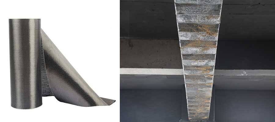 CFRP material in beams