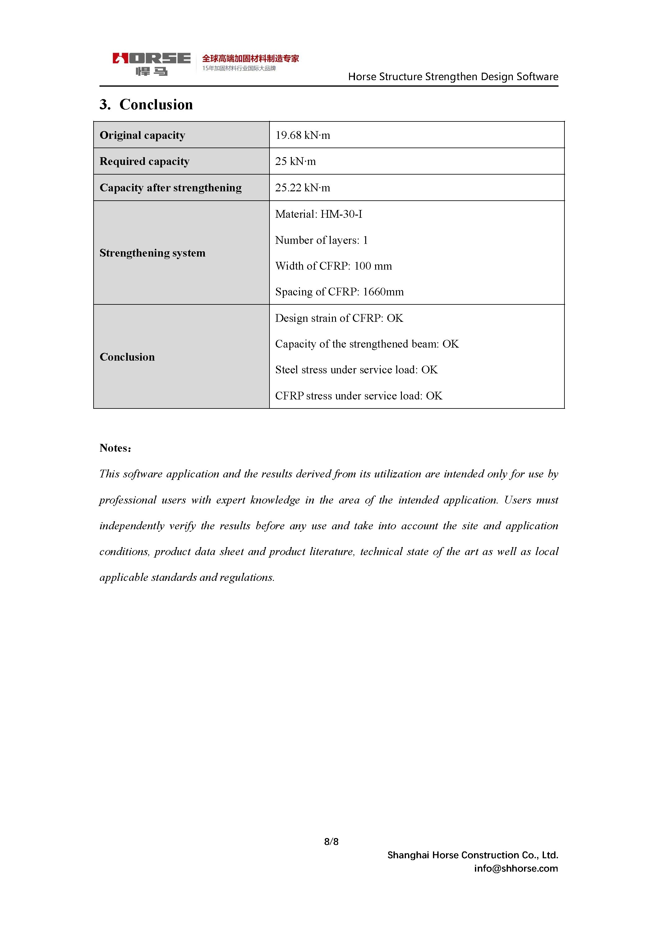 FRP Design Software - Flexural Strengthening Of RC Slabs - CFRP Wrap