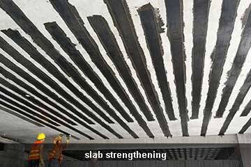 carbon fiber reinforced polymers for strengthening of structural elements